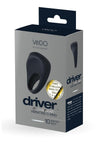 Vedo Driver Silicone Rechargeable Vibrating Cock Ring - Black