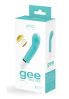 Vedo Gee Silicone Mini Vibrator - Tease Me - Teal/Turquoise