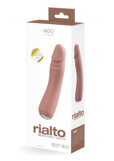 Vedo Rialto Silicone Rechargeable Realistic Vibrator