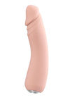 Vedo Rialto Silicone Rechargeable Realistic Vibrator - Vanilla