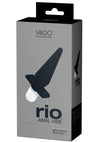 Vedo Rio Silicone Anal Vibrator - Just - Black