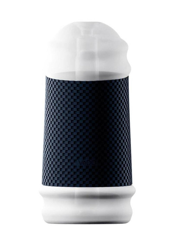 Vedo Spank Rechargeable Vibrating Stroker - Clear