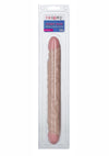 Veined Double Dong - Vanilla - 12in