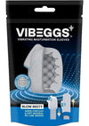 Vibeggs Blow Misty Unisex Masturbation Egg - Blue/White