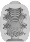 Vibeggs Ribs Delight Unisex Masturbation Egg - Blue/White