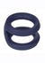 Viceroy Dual Ring Silicone Cock Ring - Blue