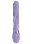 Vive Fronda Silicone Rechargeable Triple Motor G-Spot Vibrating and Tapping Leaf Clit Stimulator