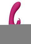 Vive Suki Rechargeable Silicone Vibrating Strapless Strap-On Rabbit - Pink