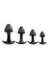 Walk Around Trainer Plugs - Black - 4 Pack