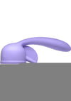 Wand Essentials Fluttering Kiss Dual Stimulation Silicone Attachment - Purple