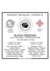 Warm Human Black Obsidian
