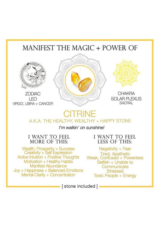 Warm Human Citrine