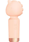 Wet Dreams Beaky Rechargeable Silicone Multi-Speed Horned Mini Vibrator - Orange/Peach