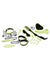 WhipSmart Glow In The Dark All In One Bondage - Glow In The Dark/Green - 12 Piece/Set