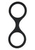 WhipSmart Quickie Cuffs with Eye Mask - Black - Large/Medium