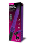 WhipSmart Thrusting Rechargeable Silicone Sex Machine - Black/Purple