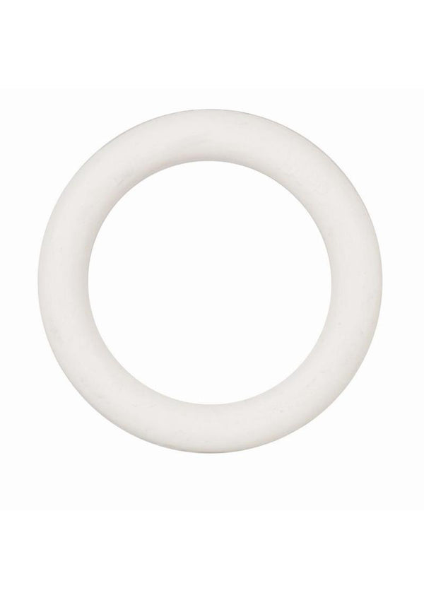 White Rubber Cock Ring