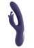 Wings Of Frenzy Rechargeable Silicone Multi Vibrator with Clitoral Stimulator - Purple