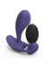 Witty Rechargeable Silicone Vibrator with Clitoral Stimulator - Blue/Midnight Indigo