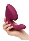 Womanizer Next Duo Rechargeable Silicone Dual G-Spot and Clitoral Stimulator - Dark