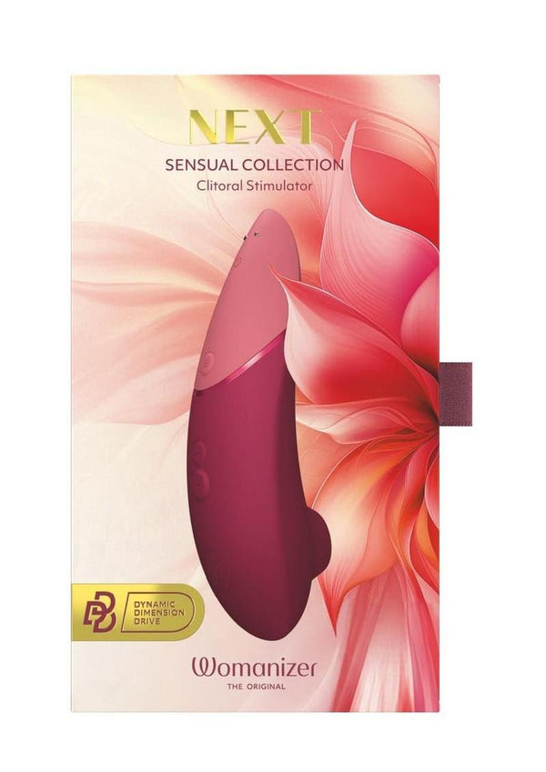 Womanizer Next Rechargeable Silicone 3d Pleasure Air Clitoral Stimulator - Bordeaux/Red