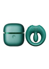 Zalo Apis Rechargeable Silicone App Compatible Vibrating Couple's Ring - Green